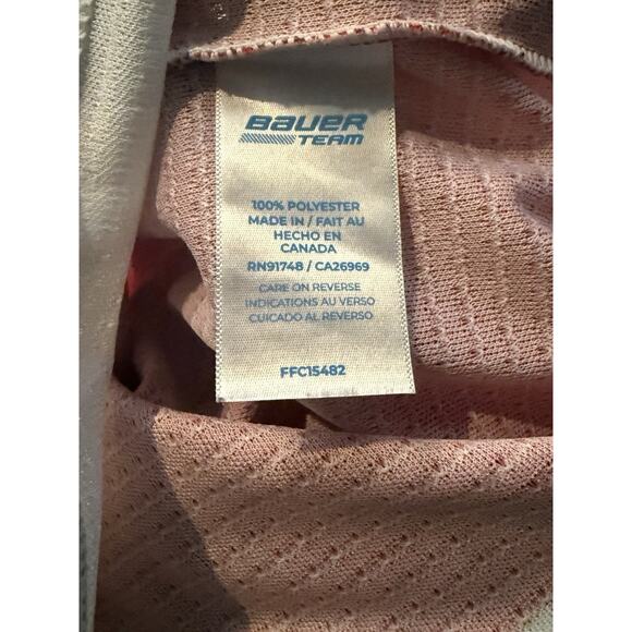 NCAA Boston University Terriers Red Hockey Jersey #8 Adam’s Size Small - Picture 4 of 9